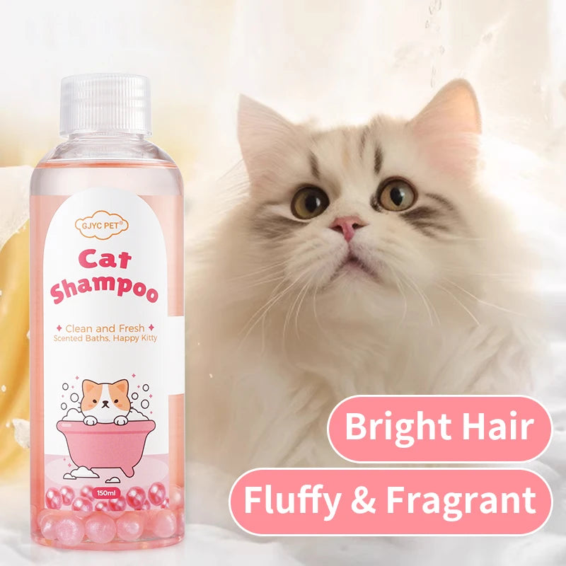 Pet cat shower gel