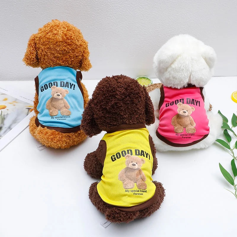 Cartoon Bear Dog Clothes