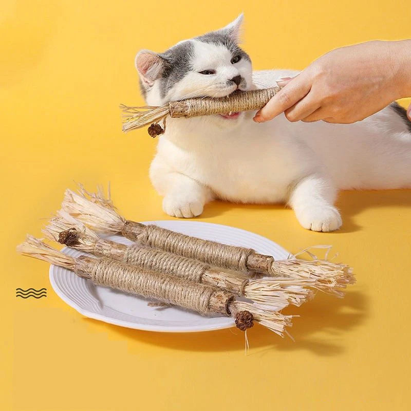 1 Pc Cat Toys Silvervine Chew Stick