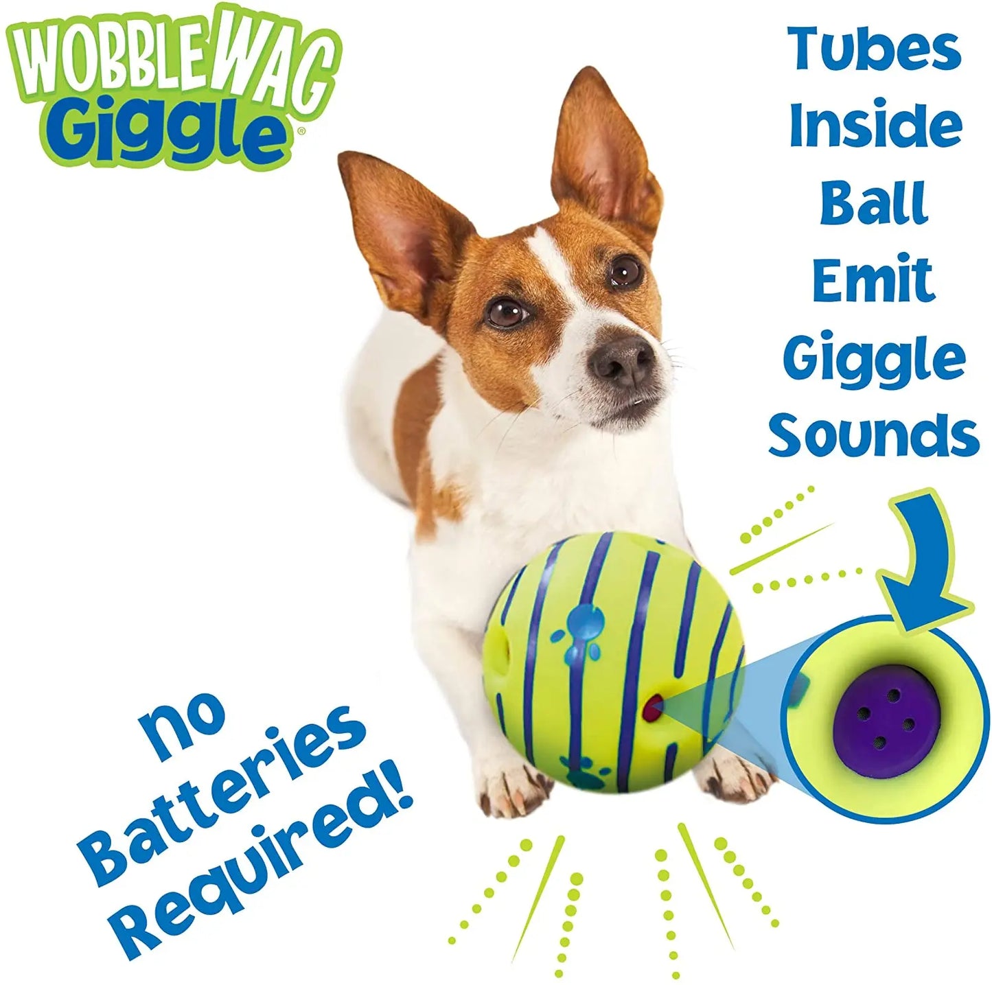 Ball Interactive Dog Toy Fun Giggle Sounds